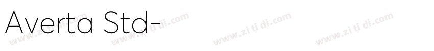 Averta Std字体转换